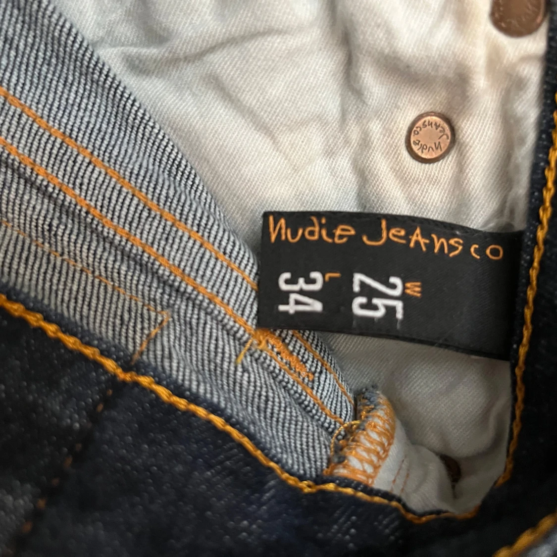 Mörkblå skinny jeans från Nudie Jeans - 2