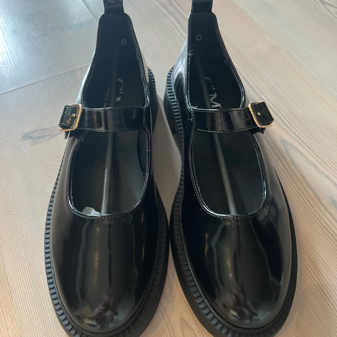 Svarta Mary Jane ballerinaskor C.M Paris - 1