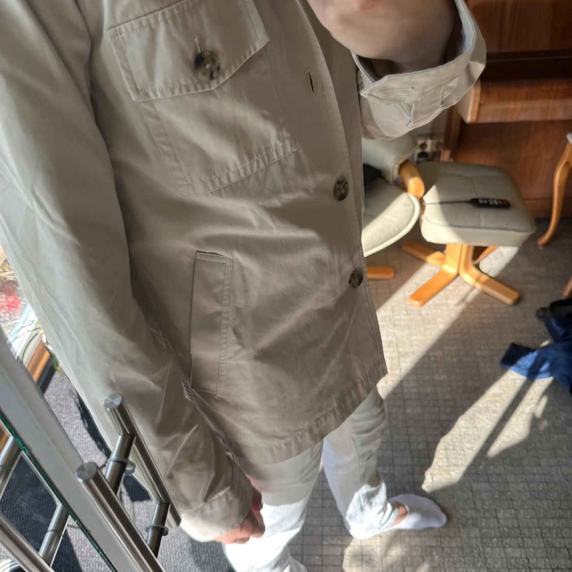 Beige overshirt från ETON - 1