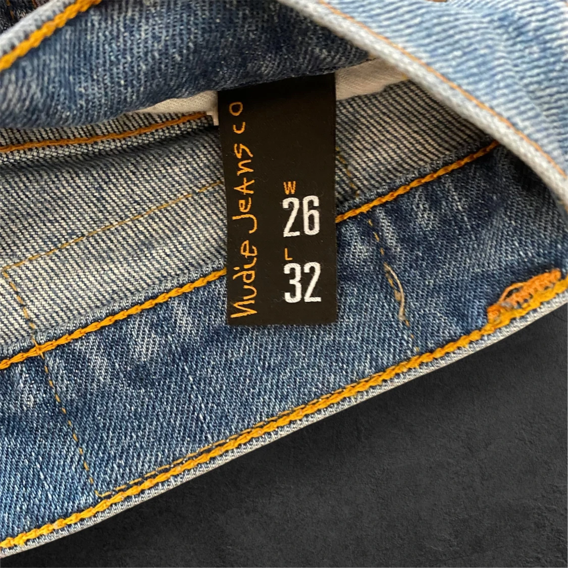 Blå skinny jeans från Nudie Jeans - 3