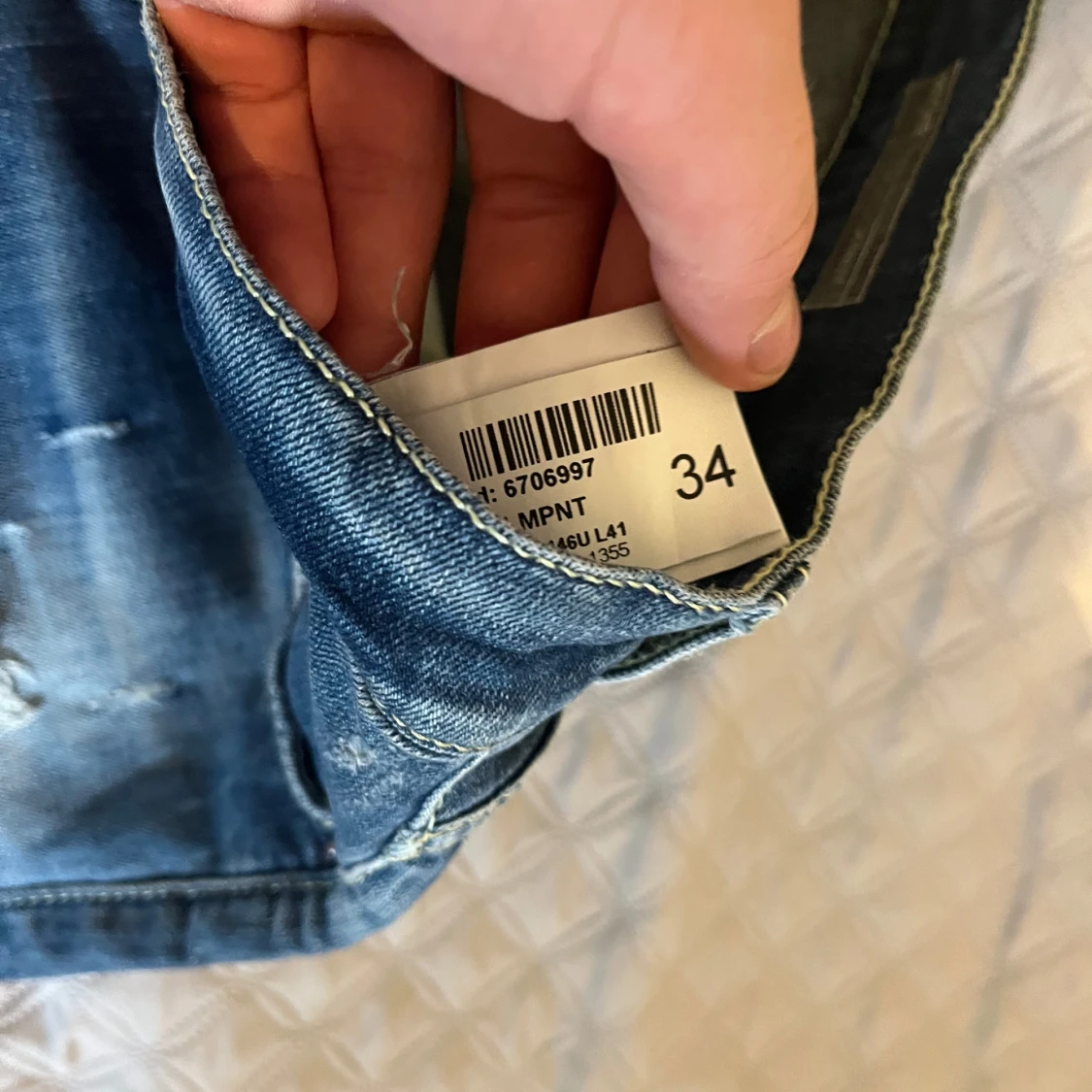 Dondup jeans ritchie blå, storlek 34 - 3