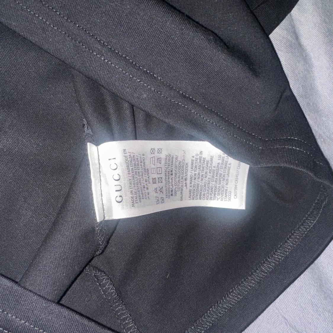 Svart Gucci t-shirt med tryck - 3