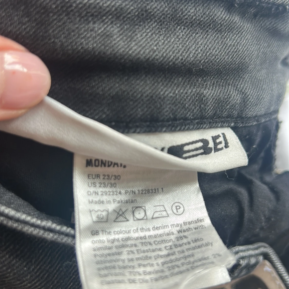 Svarta Cheap Monday Booty Bei jeans - 4