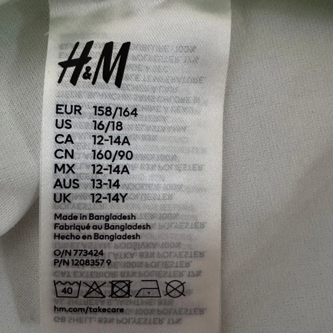 Grön blommig bikini från H&M - 2