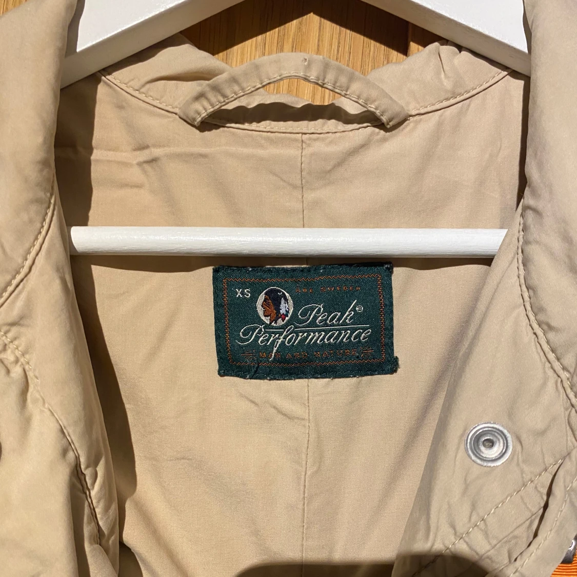 Beige vindjacka Peak Performance XS - 1