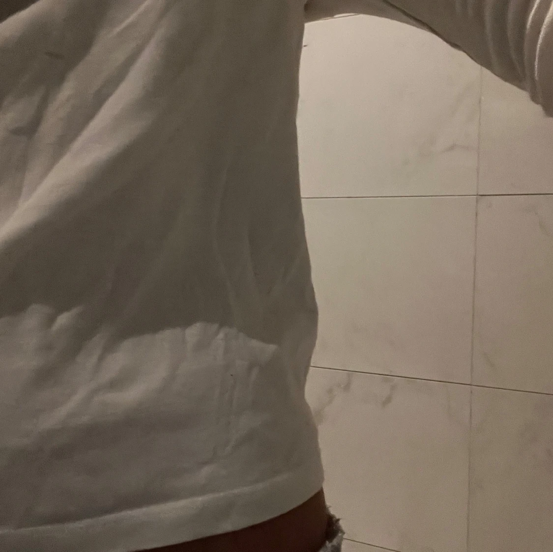 Vit långärmad tröja i bomull - 1