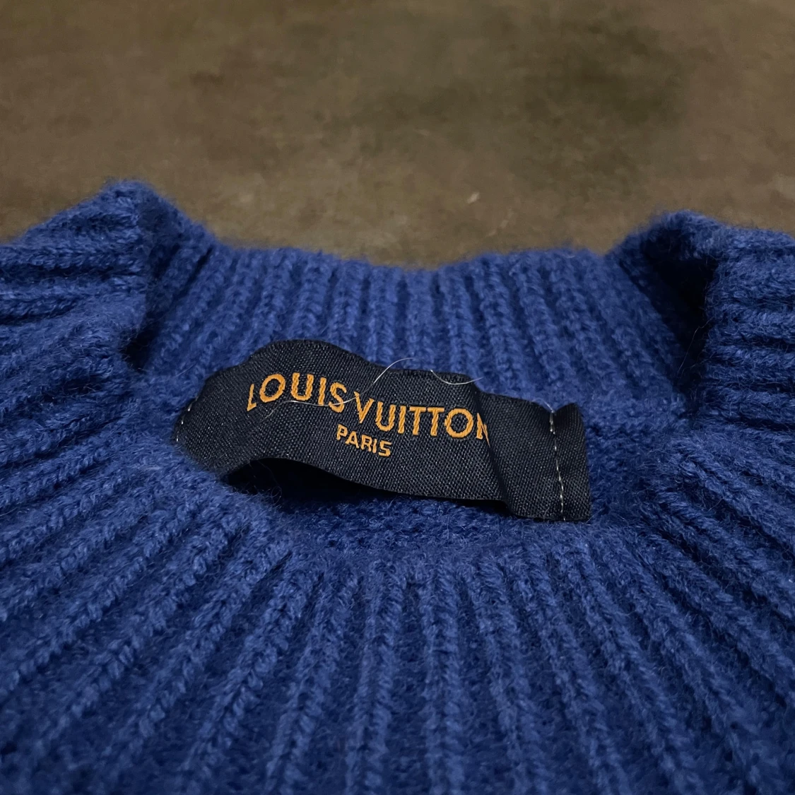 Blå stickad tröja Louis Vuitton - 2