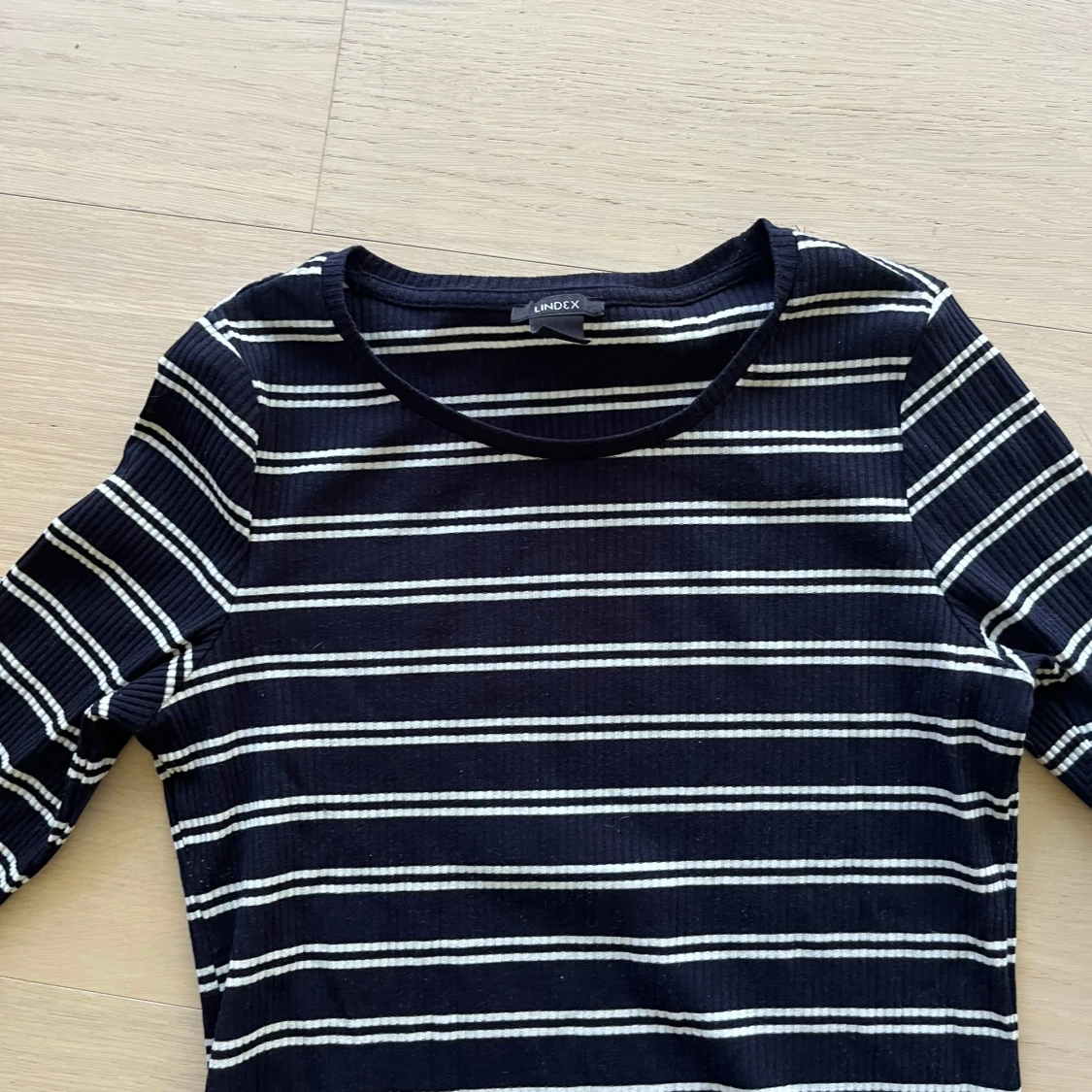 Randig långärmad tröja från Lindex