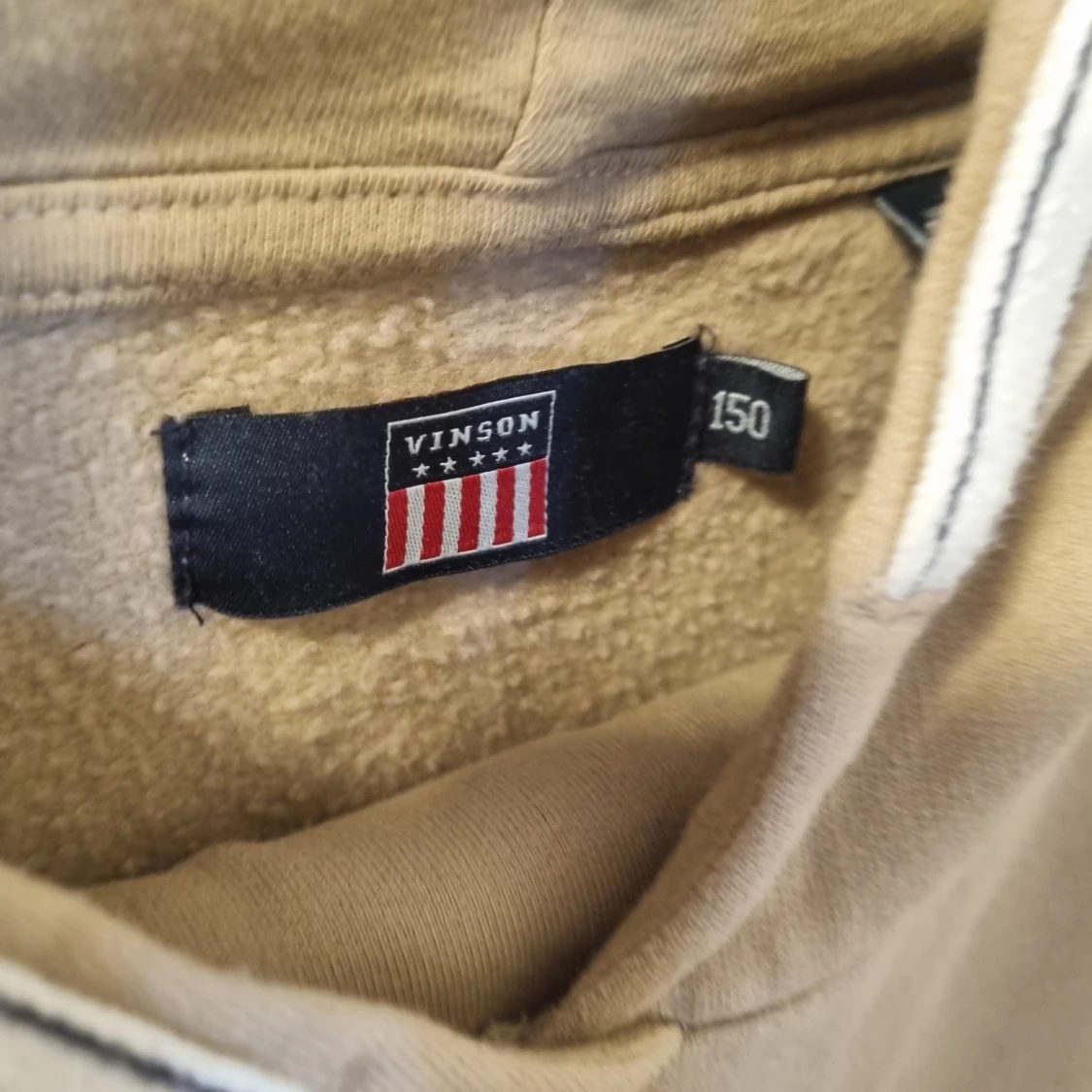 Beige hoodie från Vinson, storlek 150 - 3