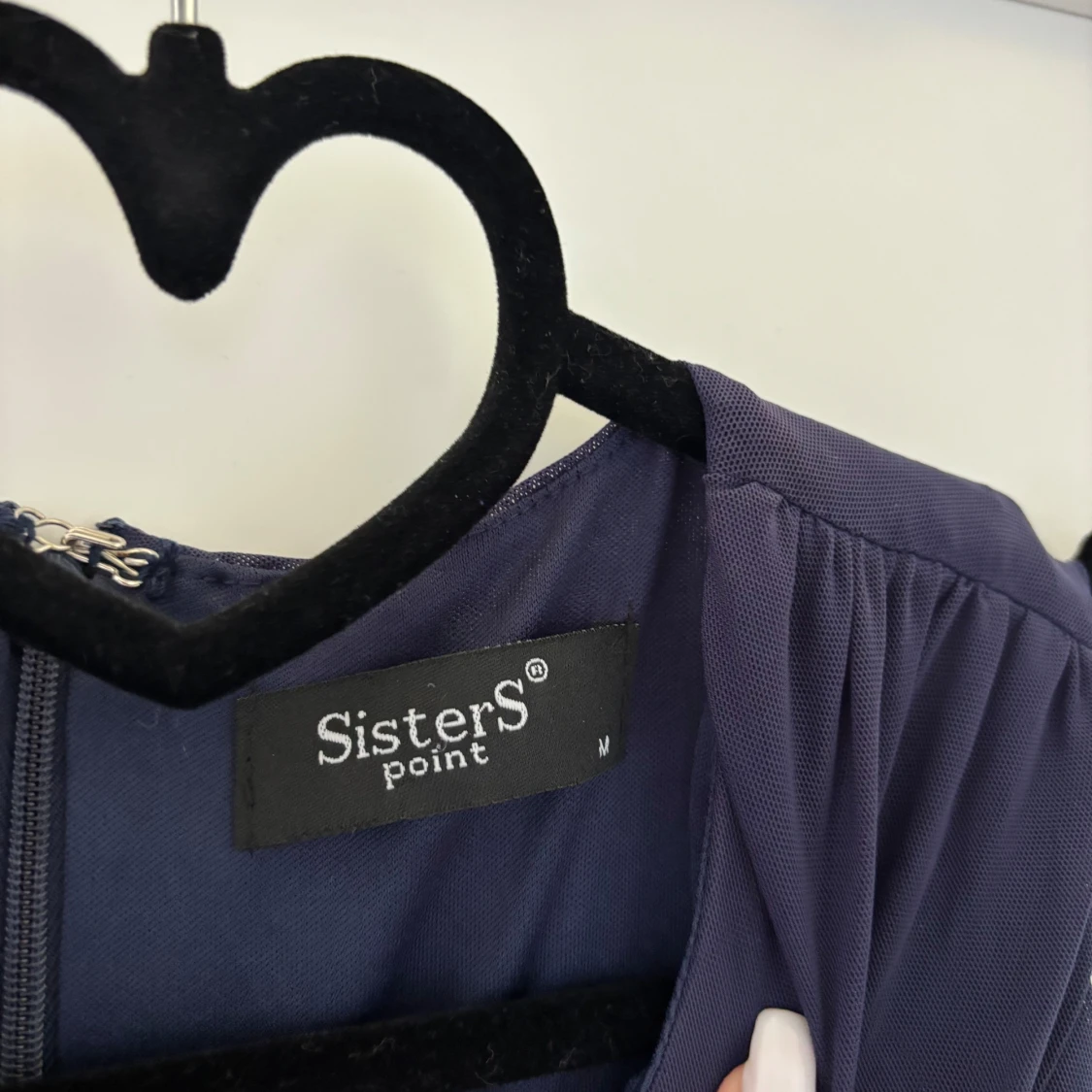 Mörkblå långklänning Sisters Point - 2