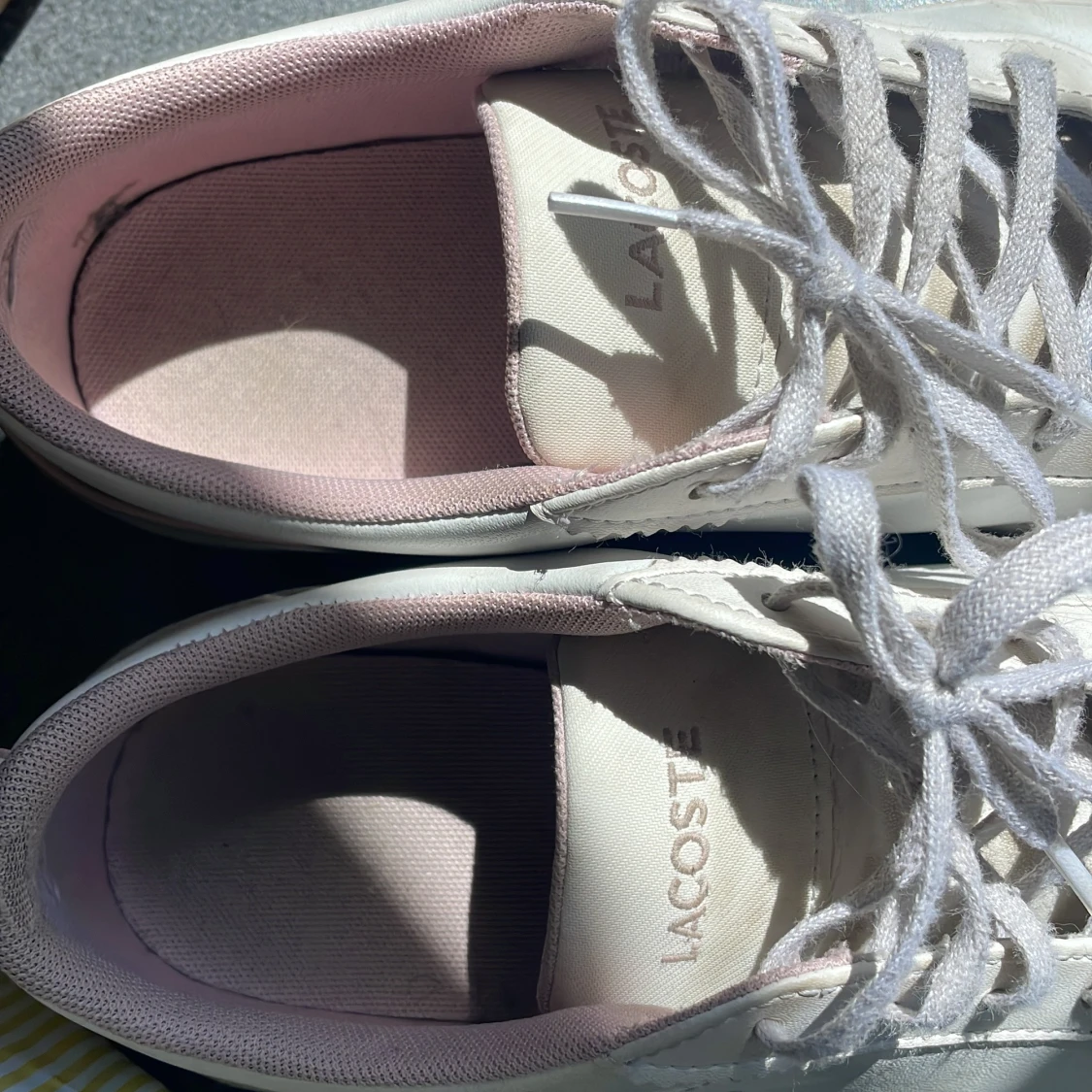 Vita/rosa Lacoste sneakers - 3