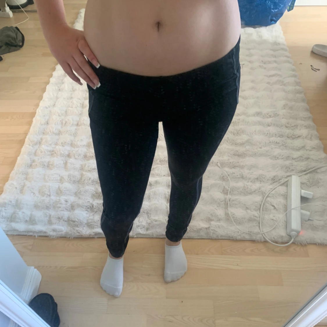 Svarta träningsleggings