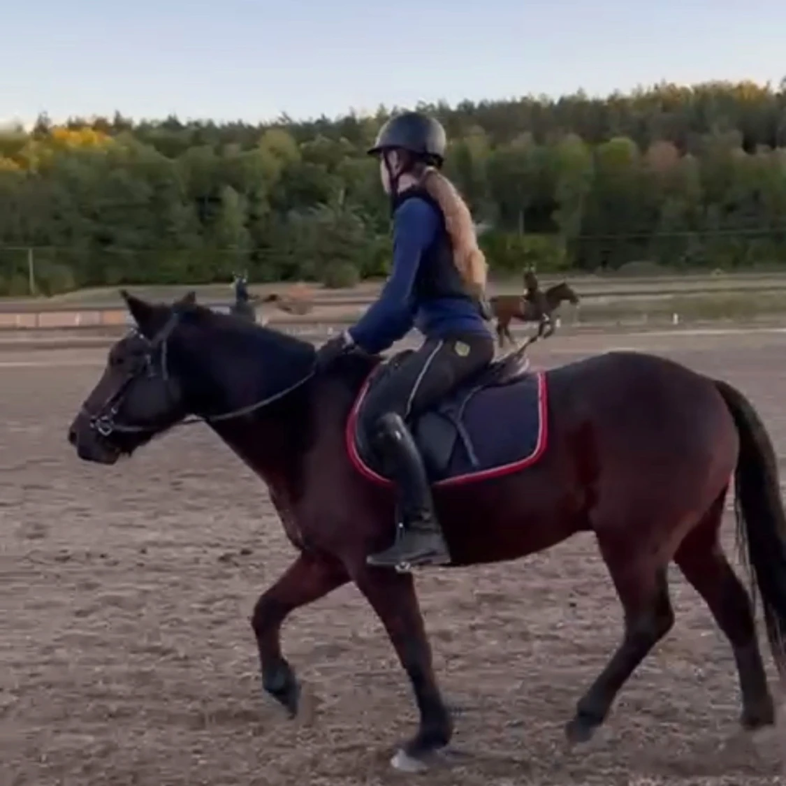 Svarta ridleggings från MD med ficka - 3