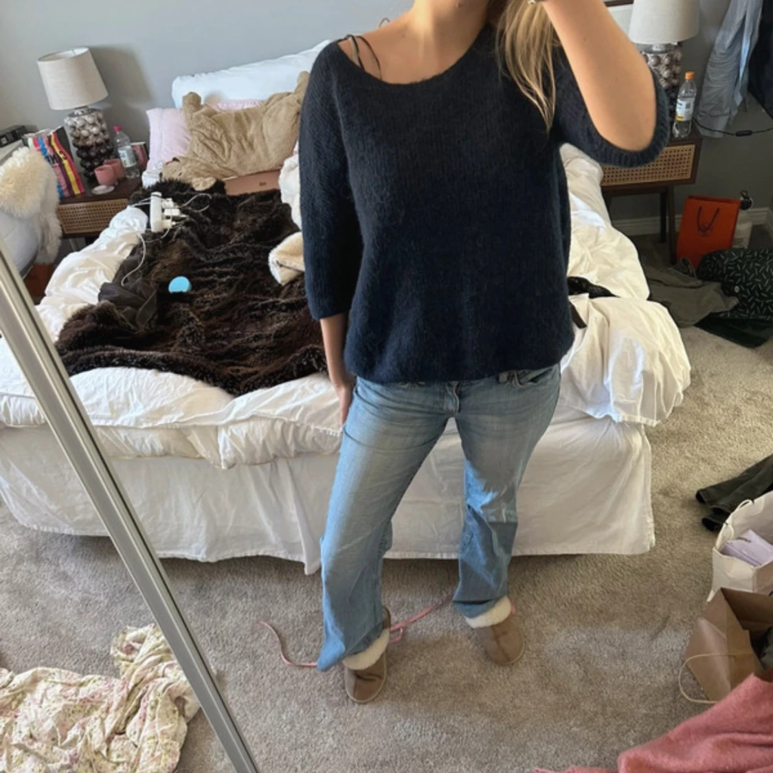 Trekvartsarmad Tröja