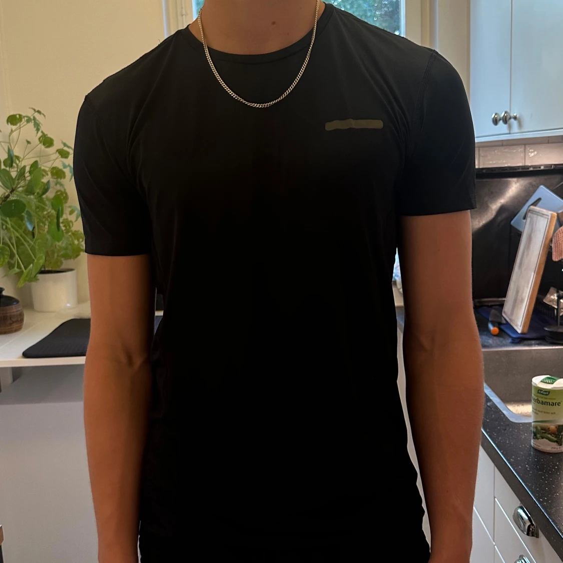 Svart tränings t-shirt från A-Z