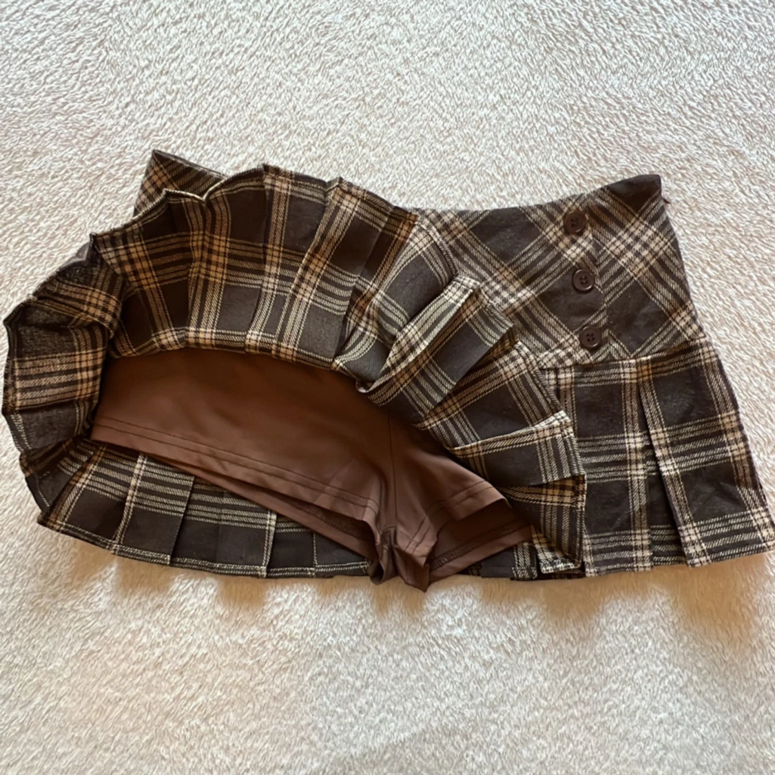 Pleated minikjol - 2