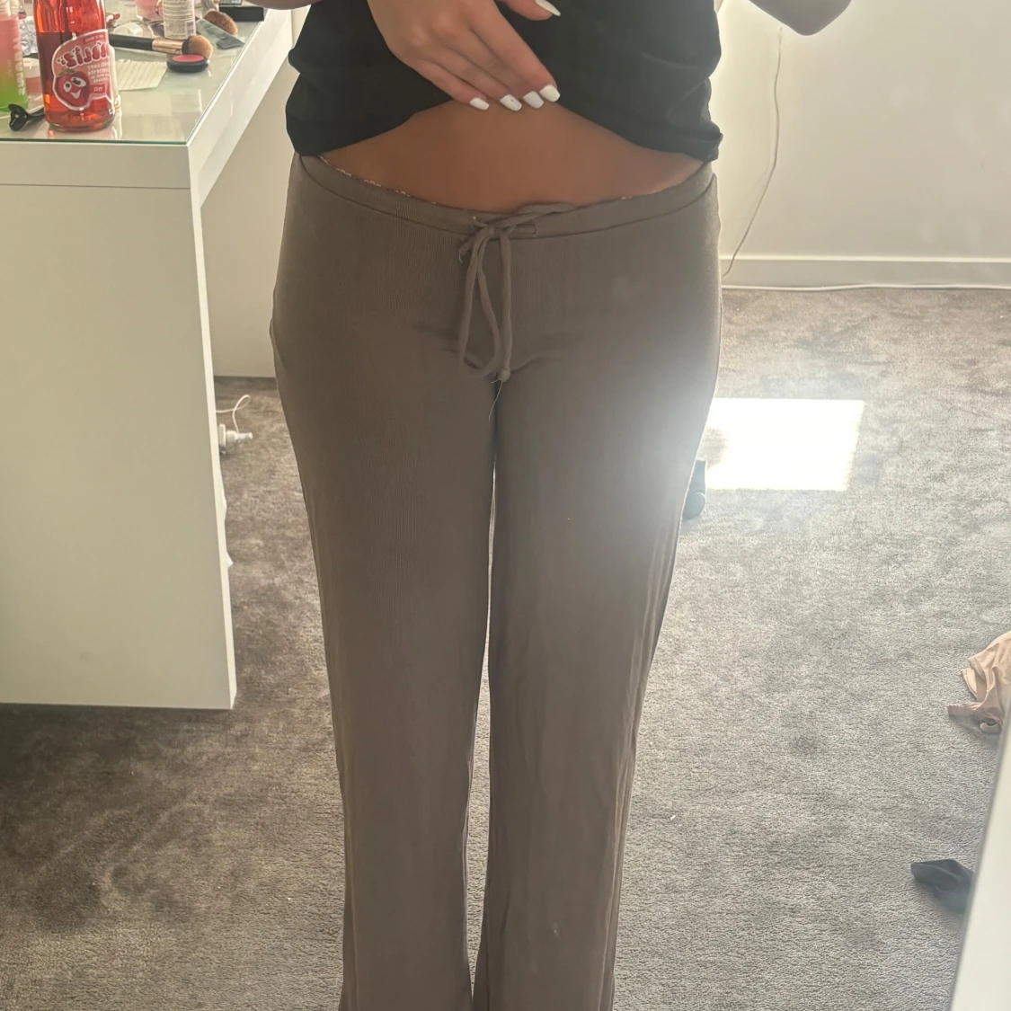 Gråa mjukisbyxor  - 1