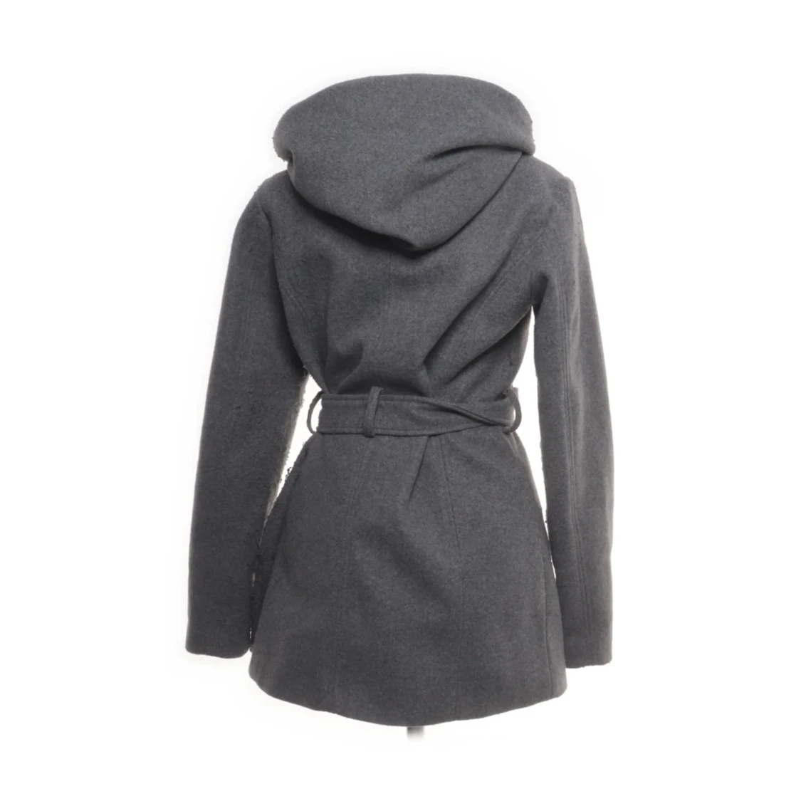 Grå kappa med huva från Amisu - 1