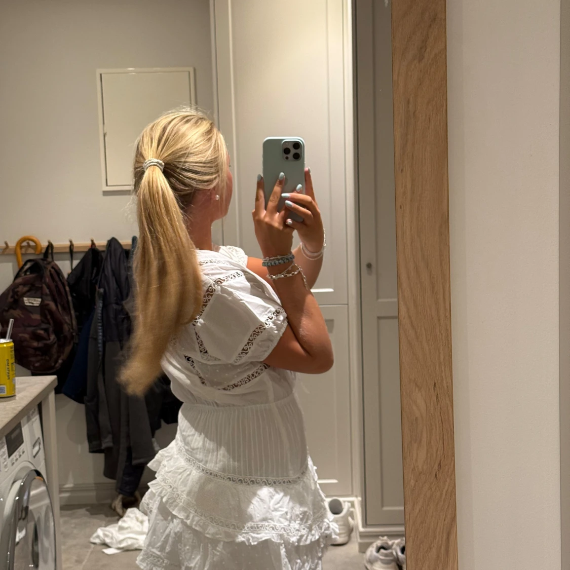 Vit kort klänning från Maje - 2