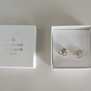 Caroline Svedbom Earrings Ana Gold - Caroline Svedbom Earrings Ana Gold. Helt nya och kommer med ask.   Storlek: 10 x 10 mm Plätering: 18K Guld / Rodium Världens högsta kvalité på kristaller  Örhängen ingår i en serie om halsband och örhängen. Jag säljer halsbandet i en annan annons, kika gärna på den.