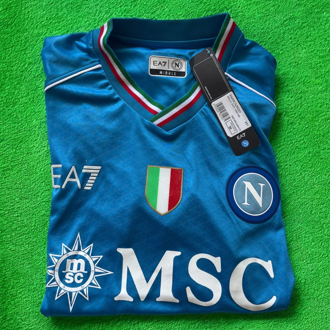 Napoli matchtröja EA7 blå - 2