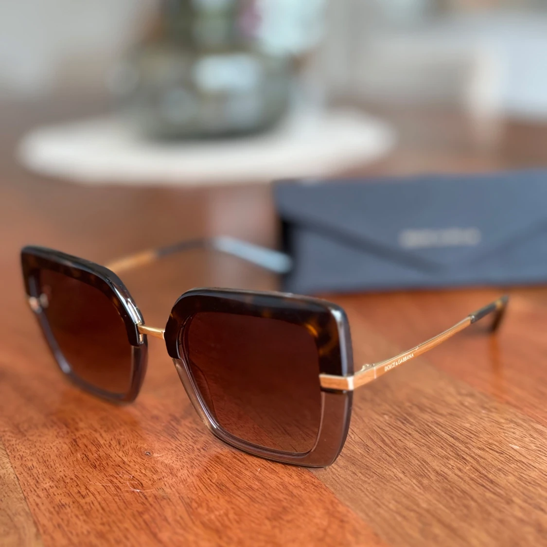 Dolce & Gabbana fyrkantiga solglasögon - 1