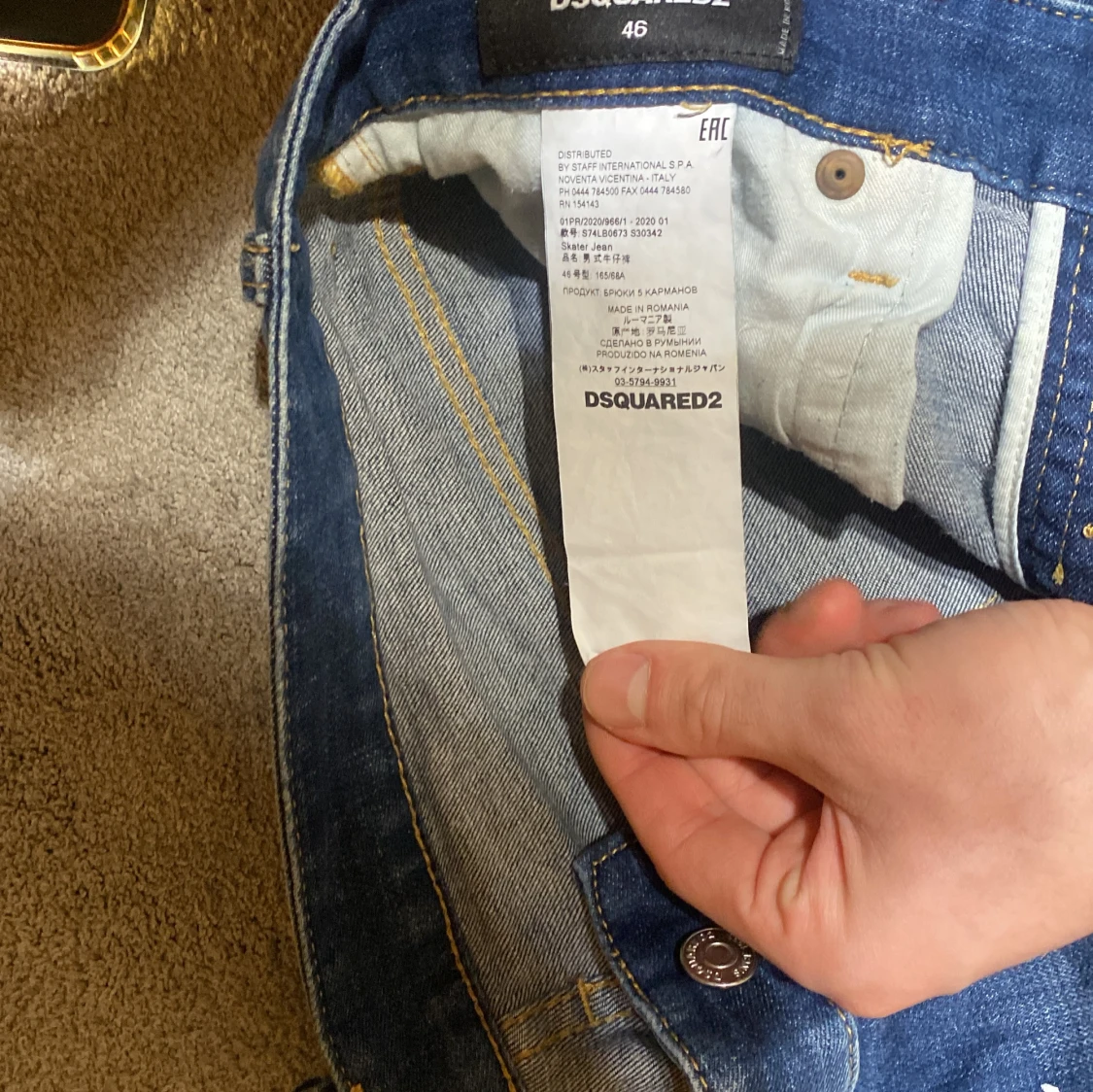 Blå jeans Dsquared2 - 3