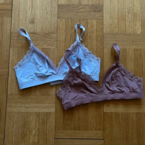 Bralettes 2-pack - Knappt använda - normala i storleken och superbra kvalité - båda är i strl. M