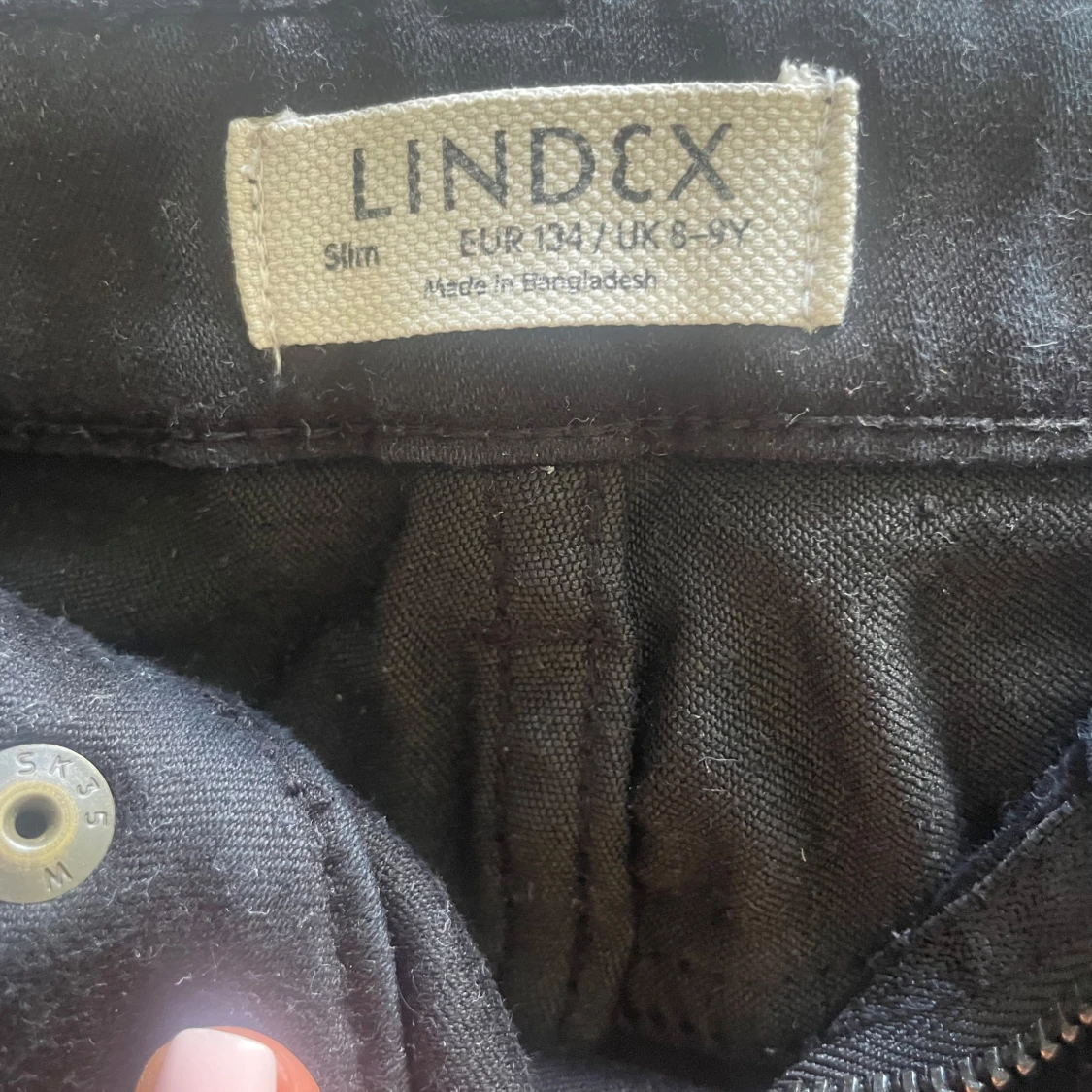 Svarta bootcut jeans från Lindex - 2