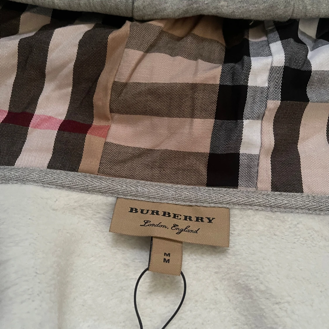 Grå burbbery zip - 3