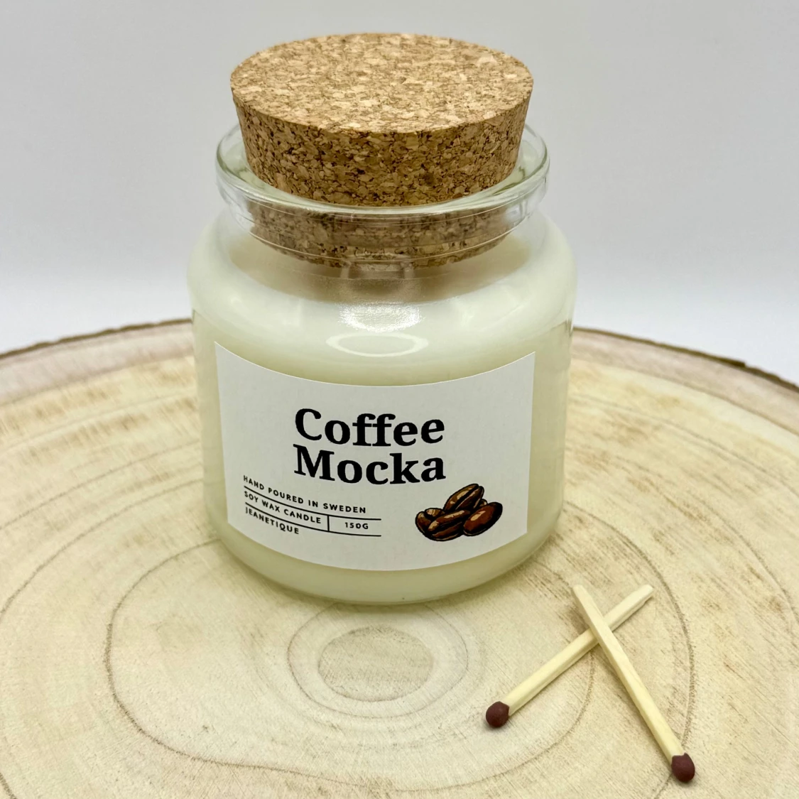 Doftljus Coffee Mocka sojavax ljus - 1