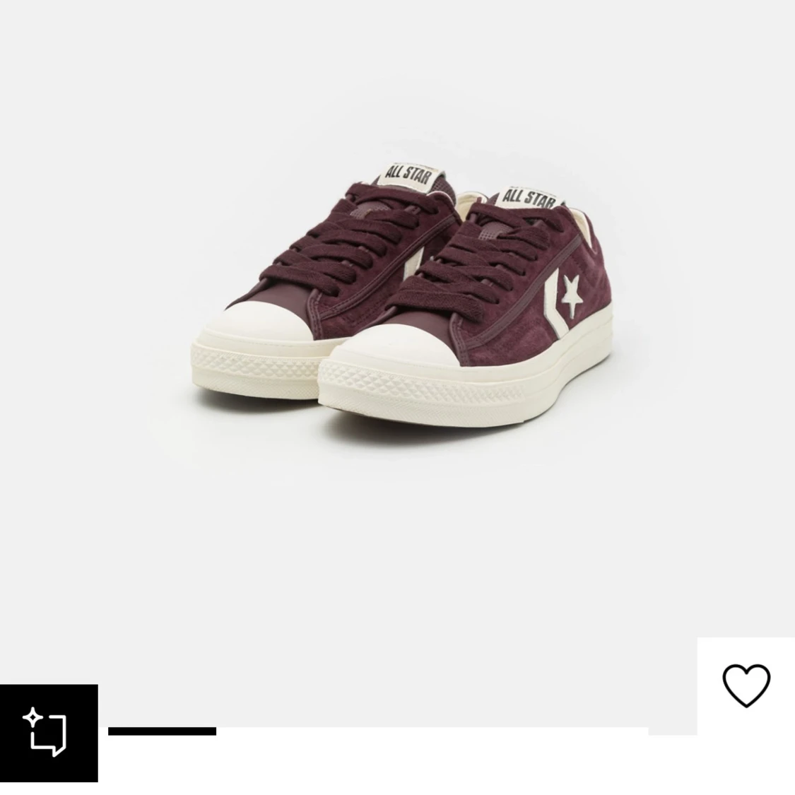 Vinröda sneakers från Converse - 2