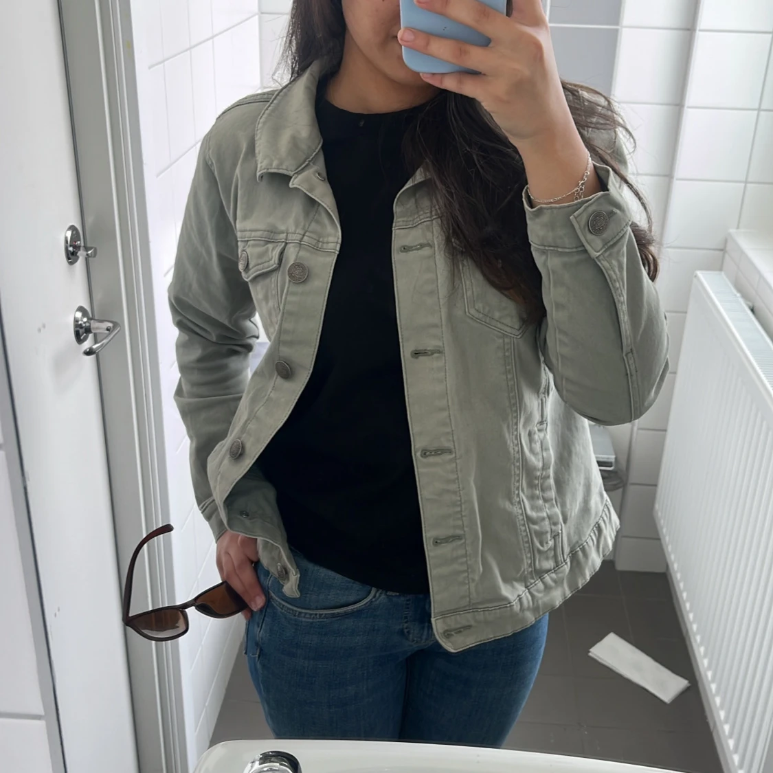 Grön vår/ jeans jacka - 2