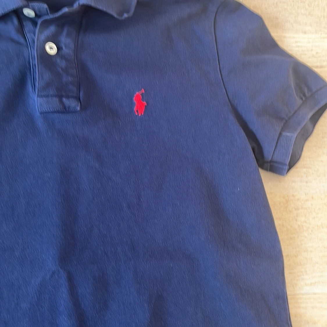 Mörkblå pikétröja från Ralph Lauren - 1
