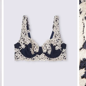 Intimissimi BH - Superfin intimissimi bh i mörkblå färg. Köpt i butik för 519kr. Mitt pris 390kr eller skicka prisförslag!!! Kan även tänka mig att byta till 75D/E 🤗 OBS!!!! Kolla in min profil har en till intimissimi bh ute 🤍 ingen push up!!