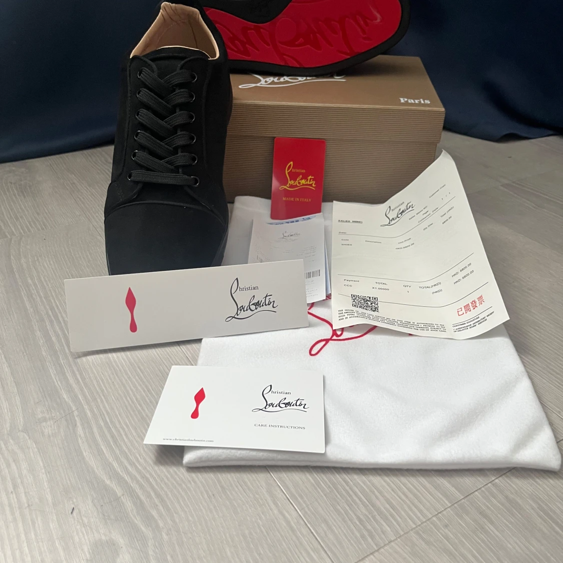 🔥 Christian Louboutin Sneakers – Storlek 43