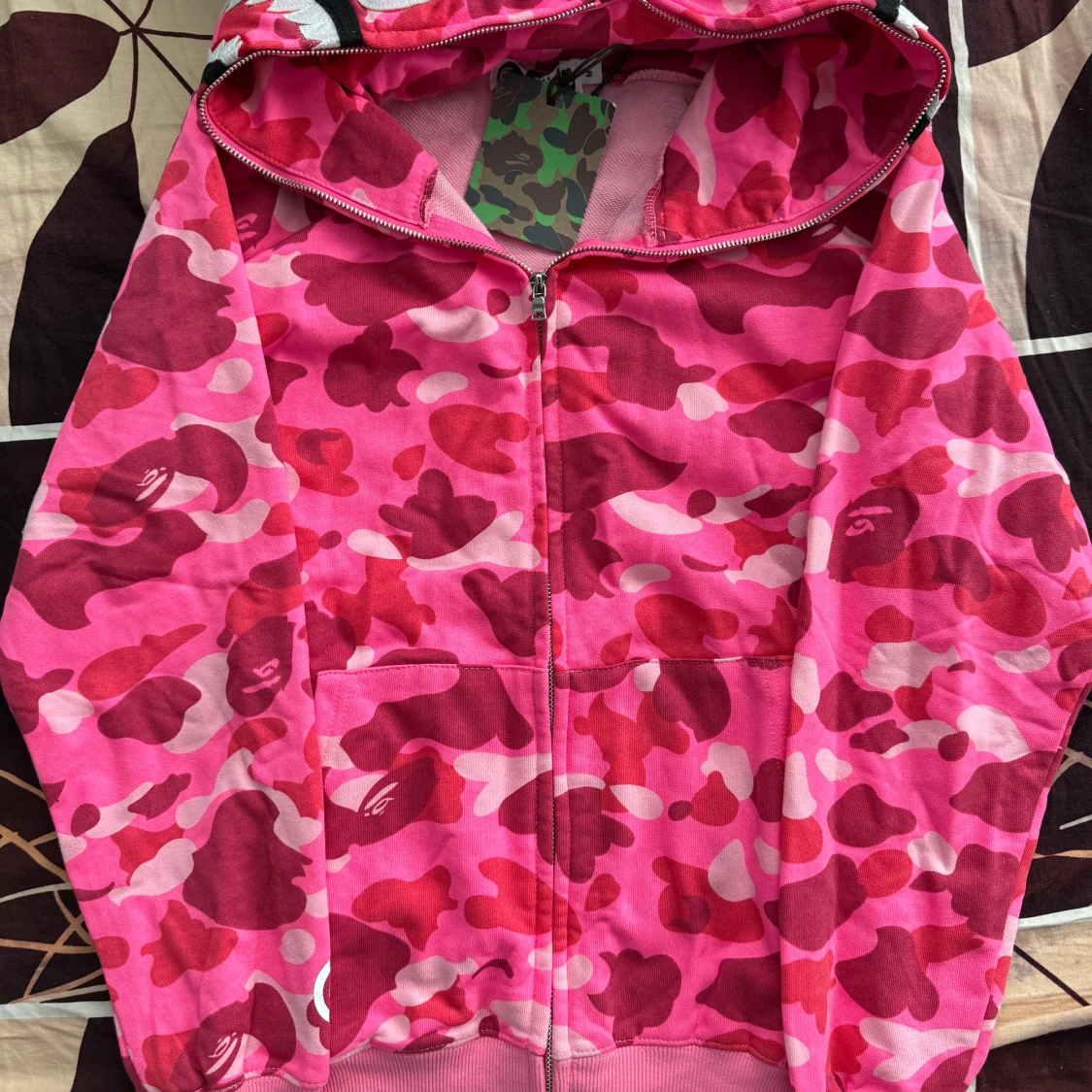 Bape full zipper hoodie