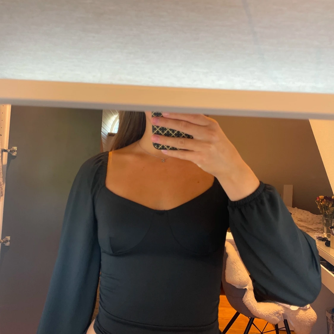 Svart långärmad topp från Nelly - 1