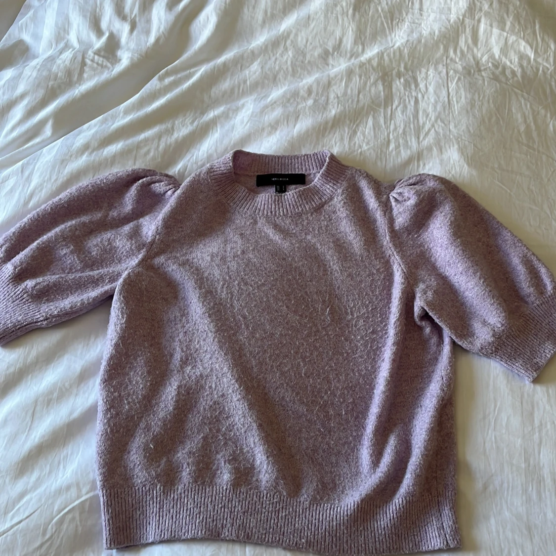 Ljuslila stickad tröja Vero Moda