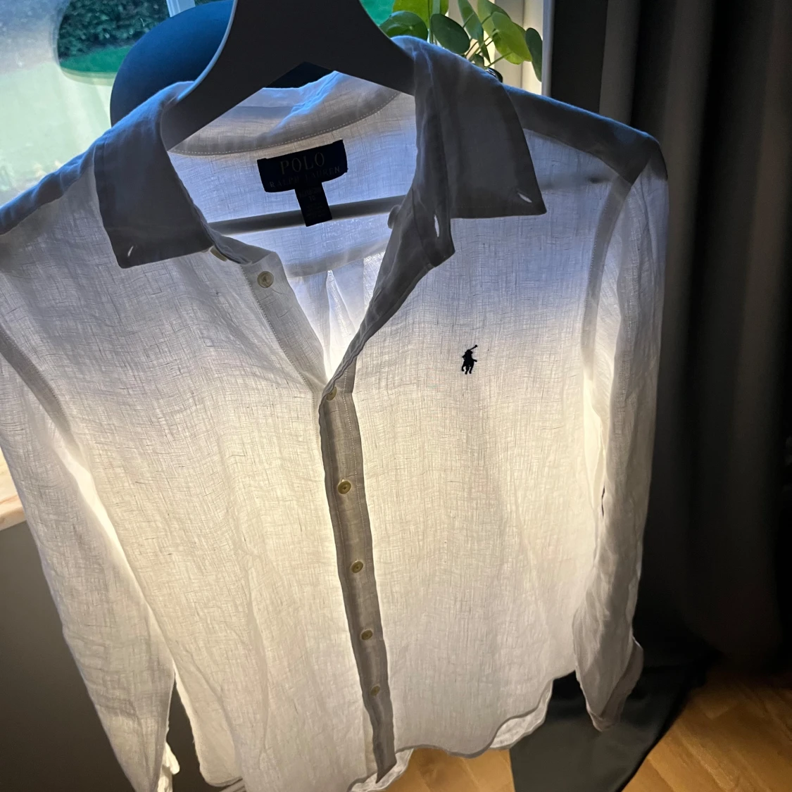 Vit linneskjorta från Polo Ralph Lauren - 4