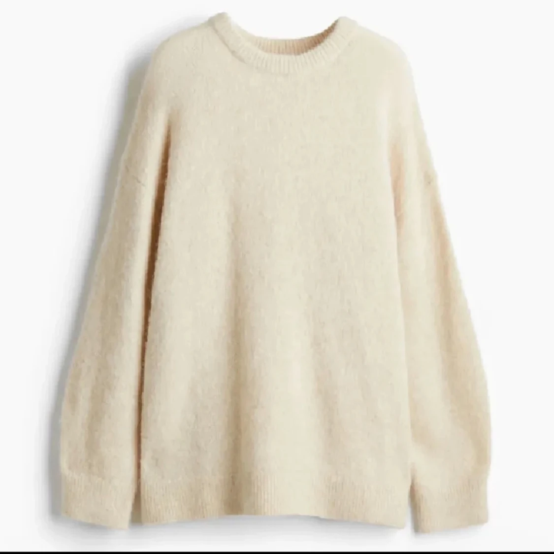 Beige stickad tröja från h&m - 1