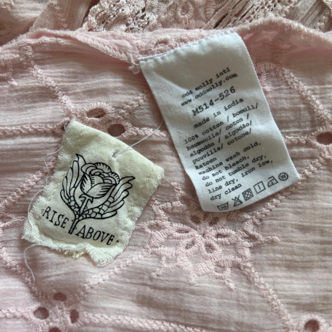 Ljusrosa Odd Molly spetsklänning - 3