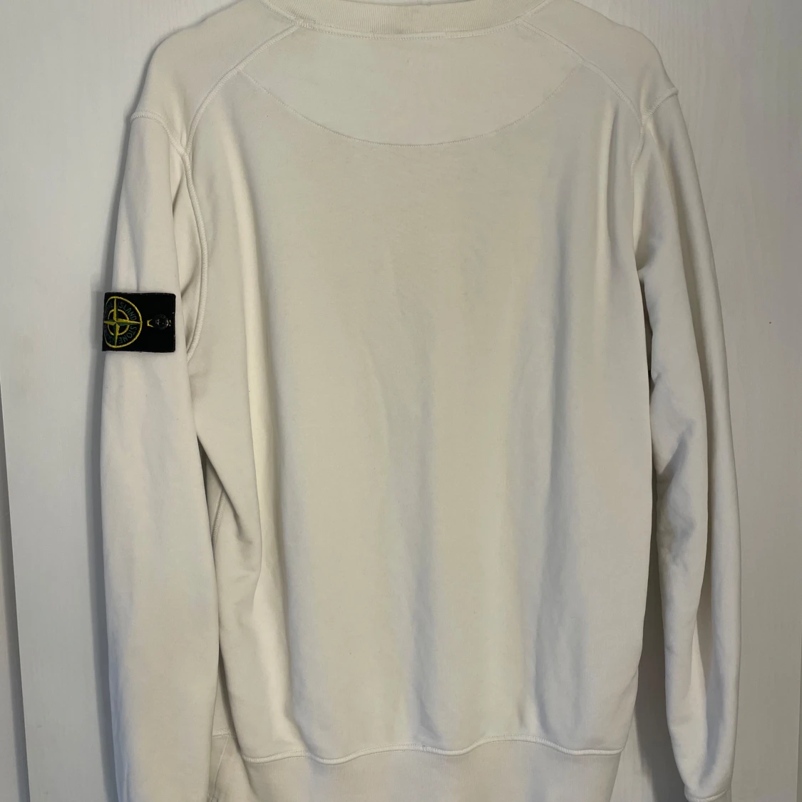Vit sweatshirt från Stone Island - 1