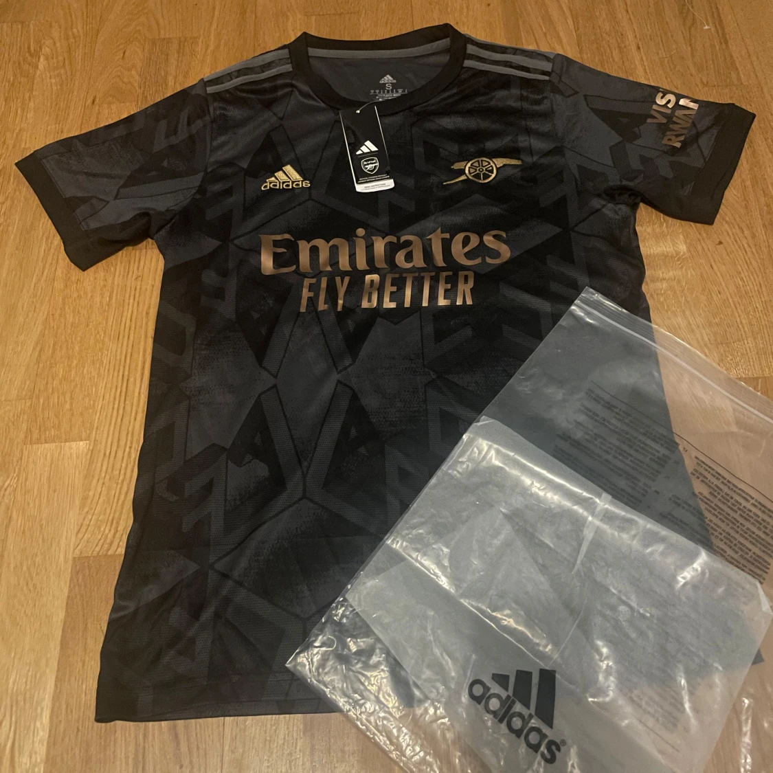 Svart Arsenal fotbollströja Adidas S