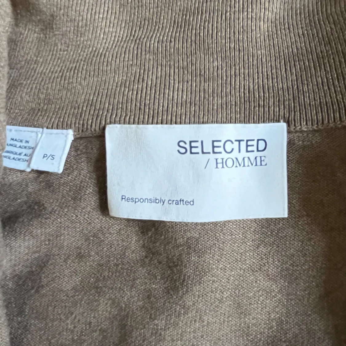 Beige kofta med dragkedja Selected Homme - 2