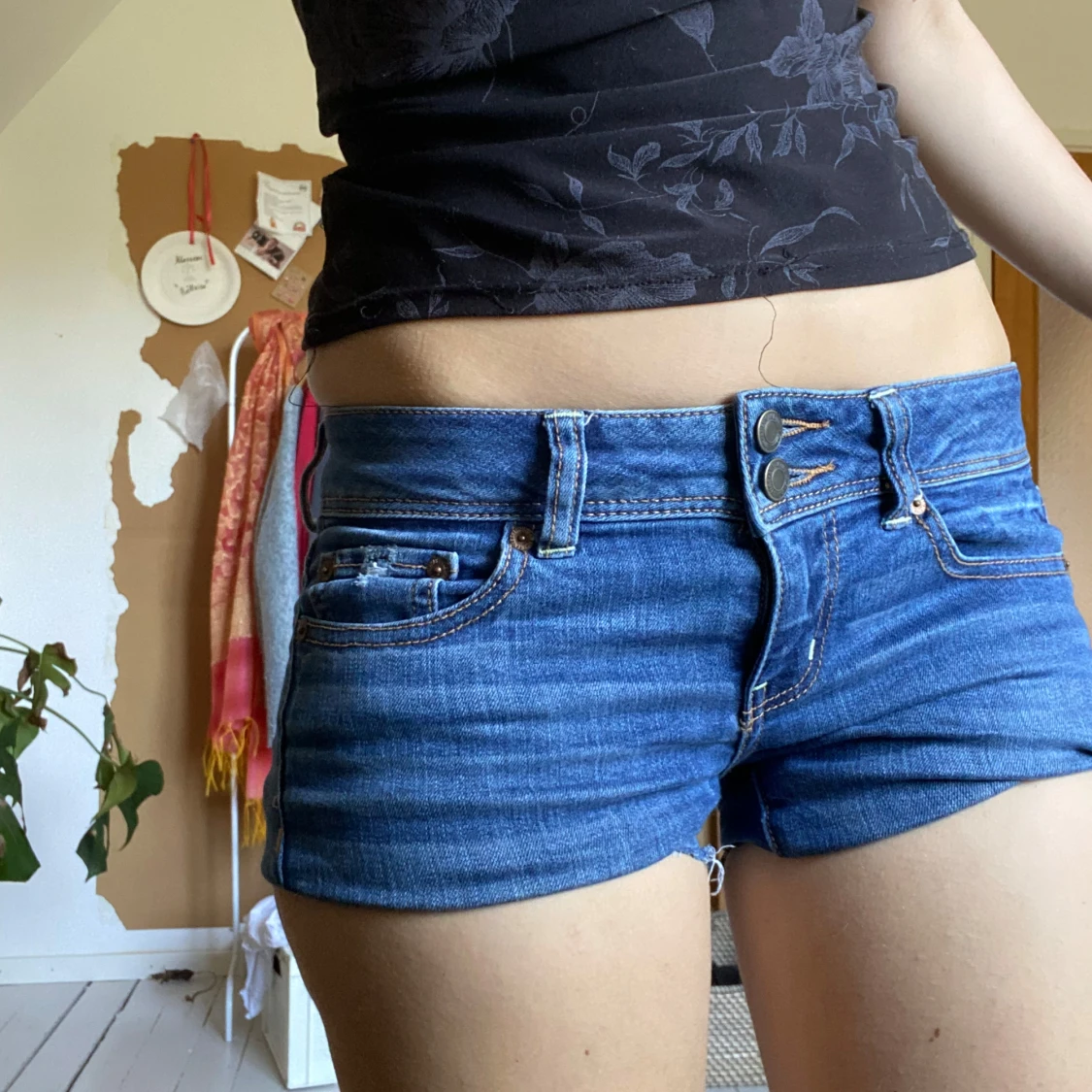 Lågmidjade jeansshorts American Eagle - 3