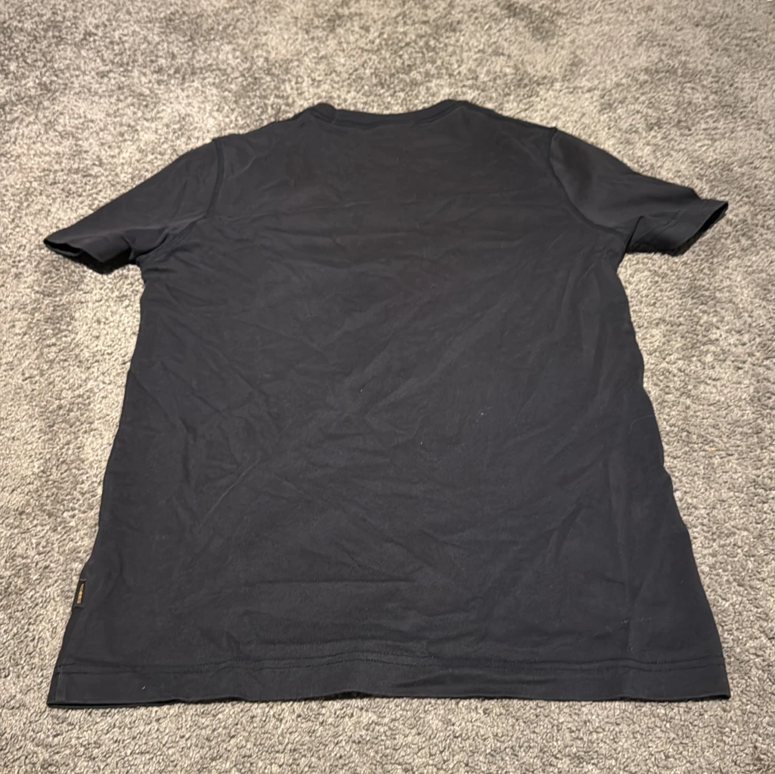 Mörk blå Morris t-shirt med tryck XS - 2