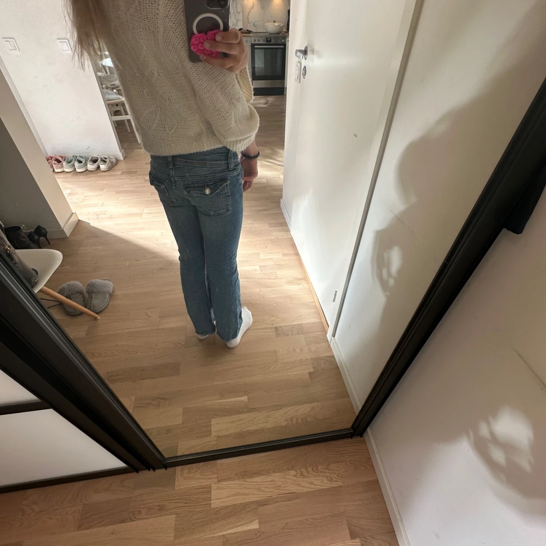Blå jeans från Gina Tricot, strl 146 - 3