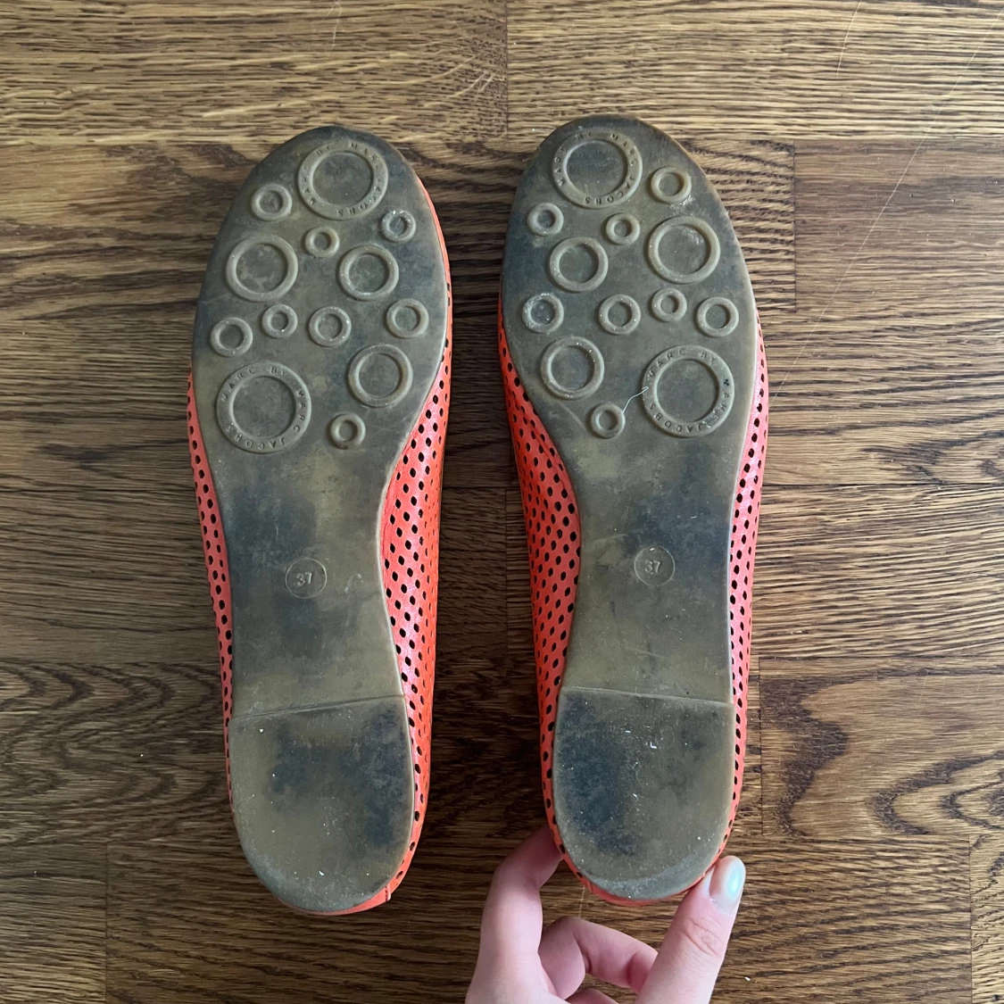 Orange ballerinaskor Marc by Marc Jacobs - 4