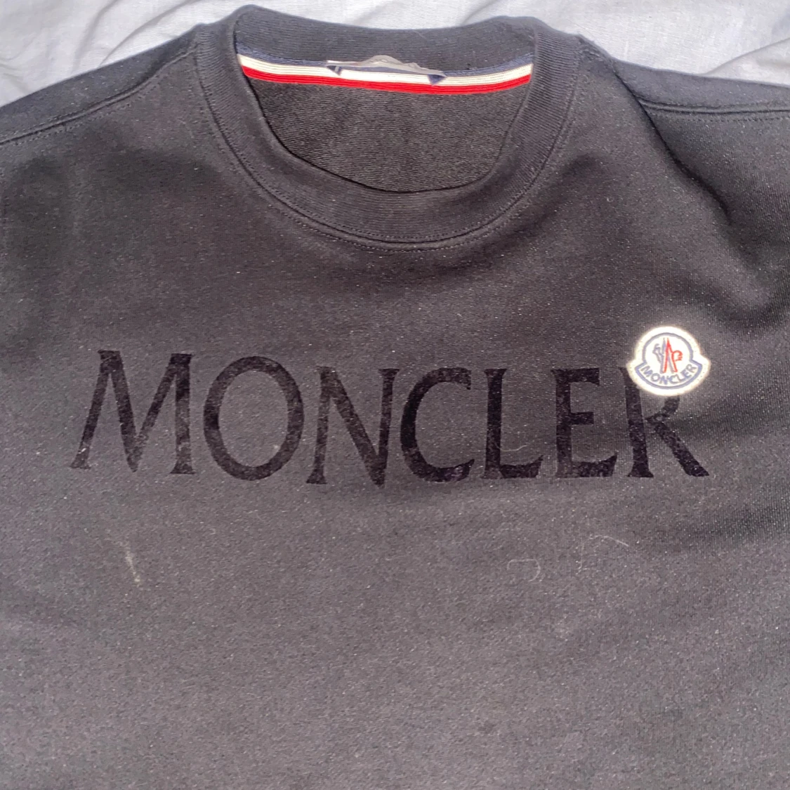 Svart Moncler sweatshirt  - 1